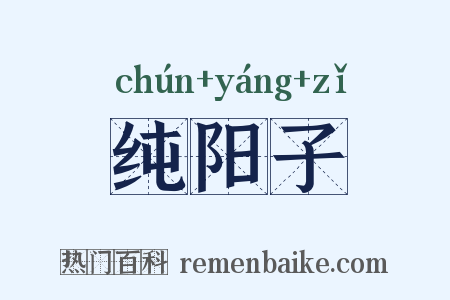 纯阳子是什么意思的图片